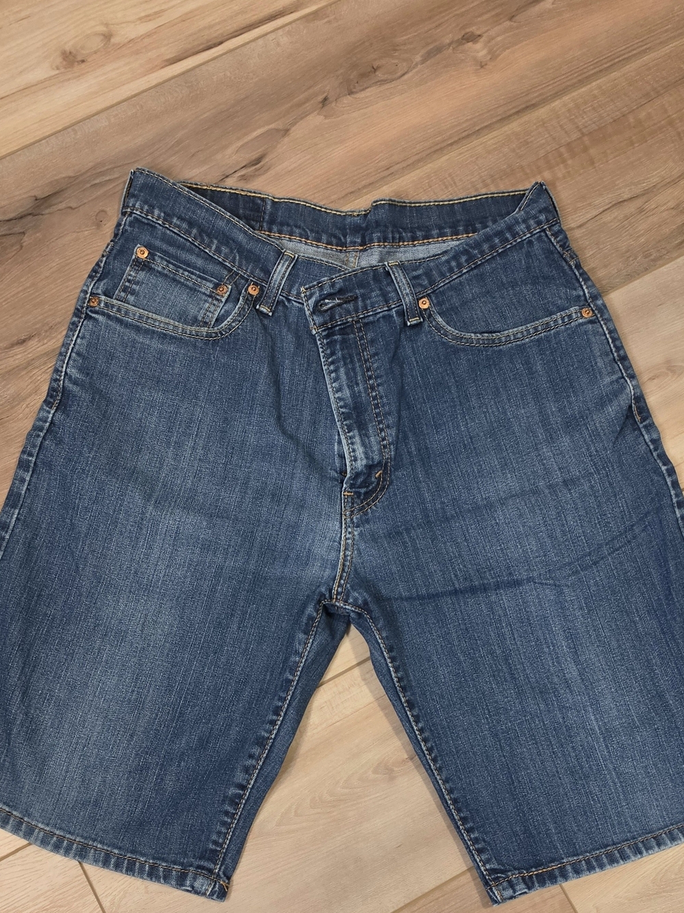 Levi's Men's Dark Blue Denim Shorts